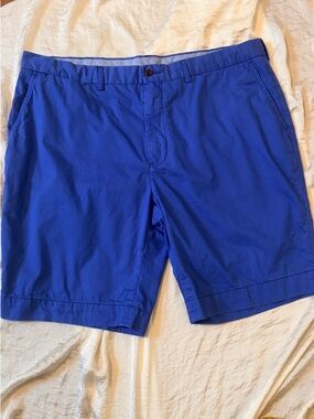 Polo by Ralph Lauren Cobalt Blue Flat-Front Chino Shorts